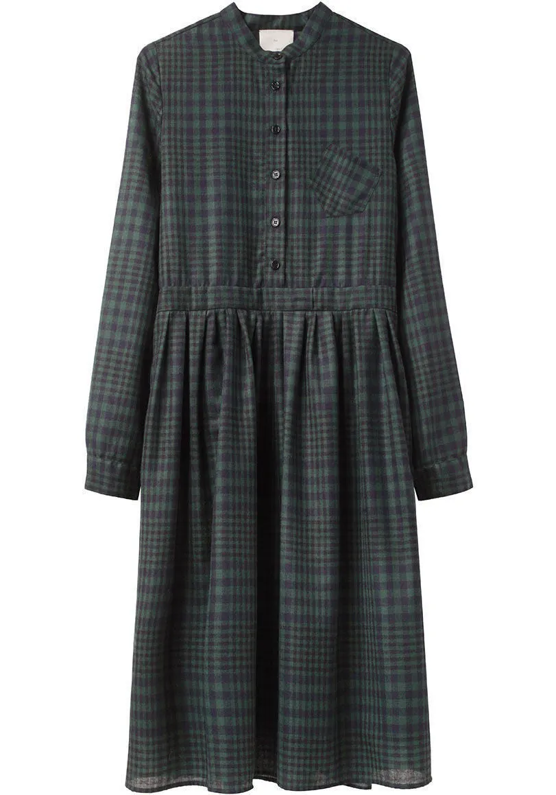 Baby Doll Plaid Dress