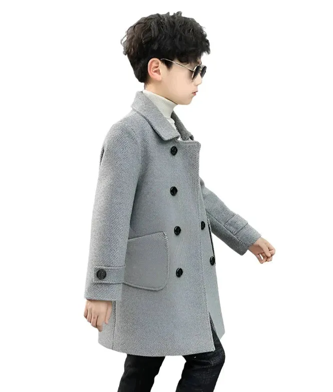 Button Wool Coat