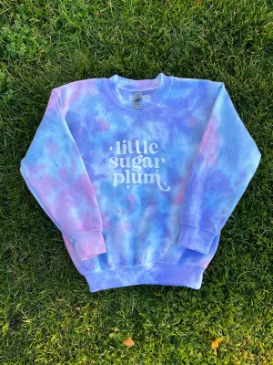 Child Tie-Dye Holiday Crewneck Sweatshirt - Nutcracker