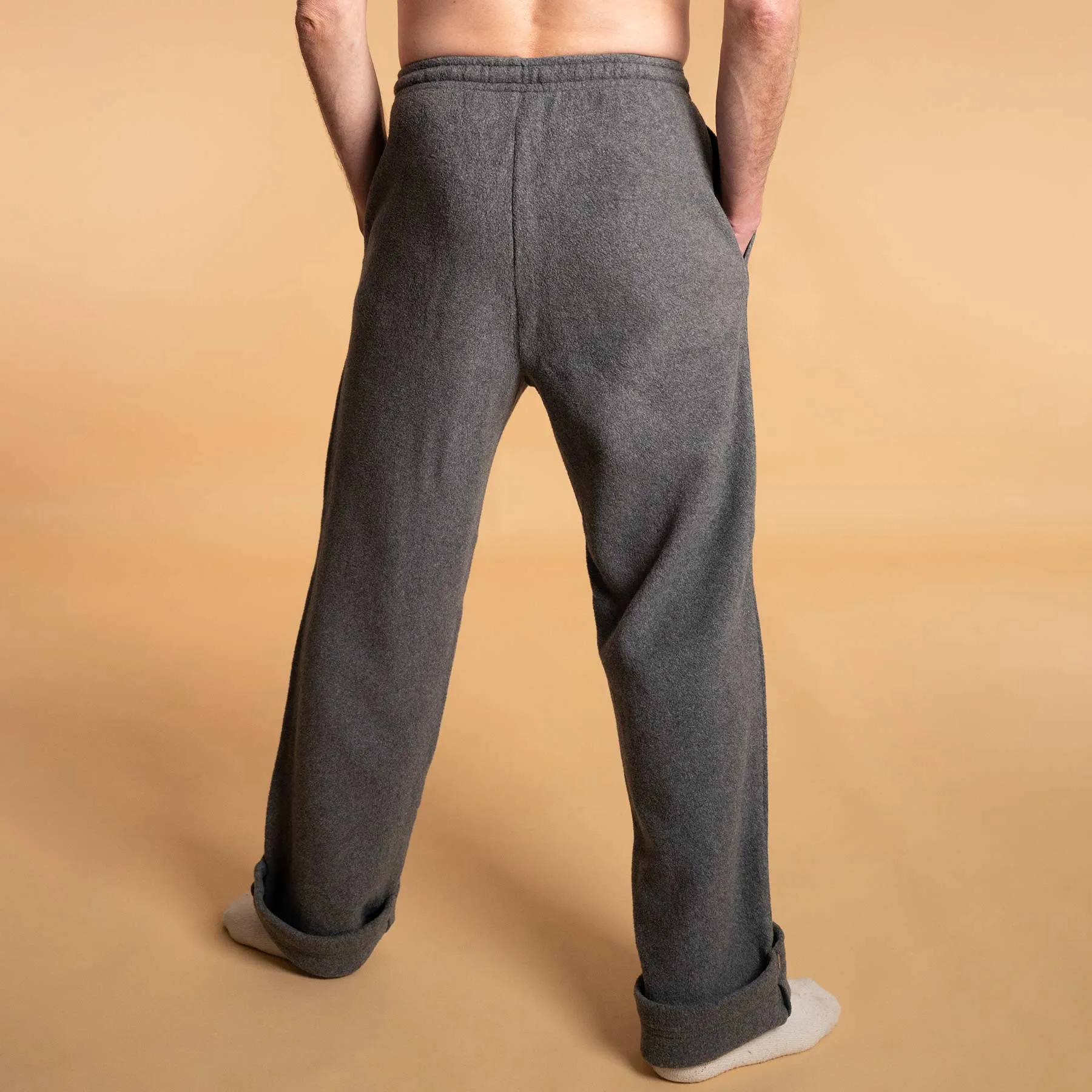 CLINT 100% Organic Cotton Fleece Sweat Pants (Plastic-free)