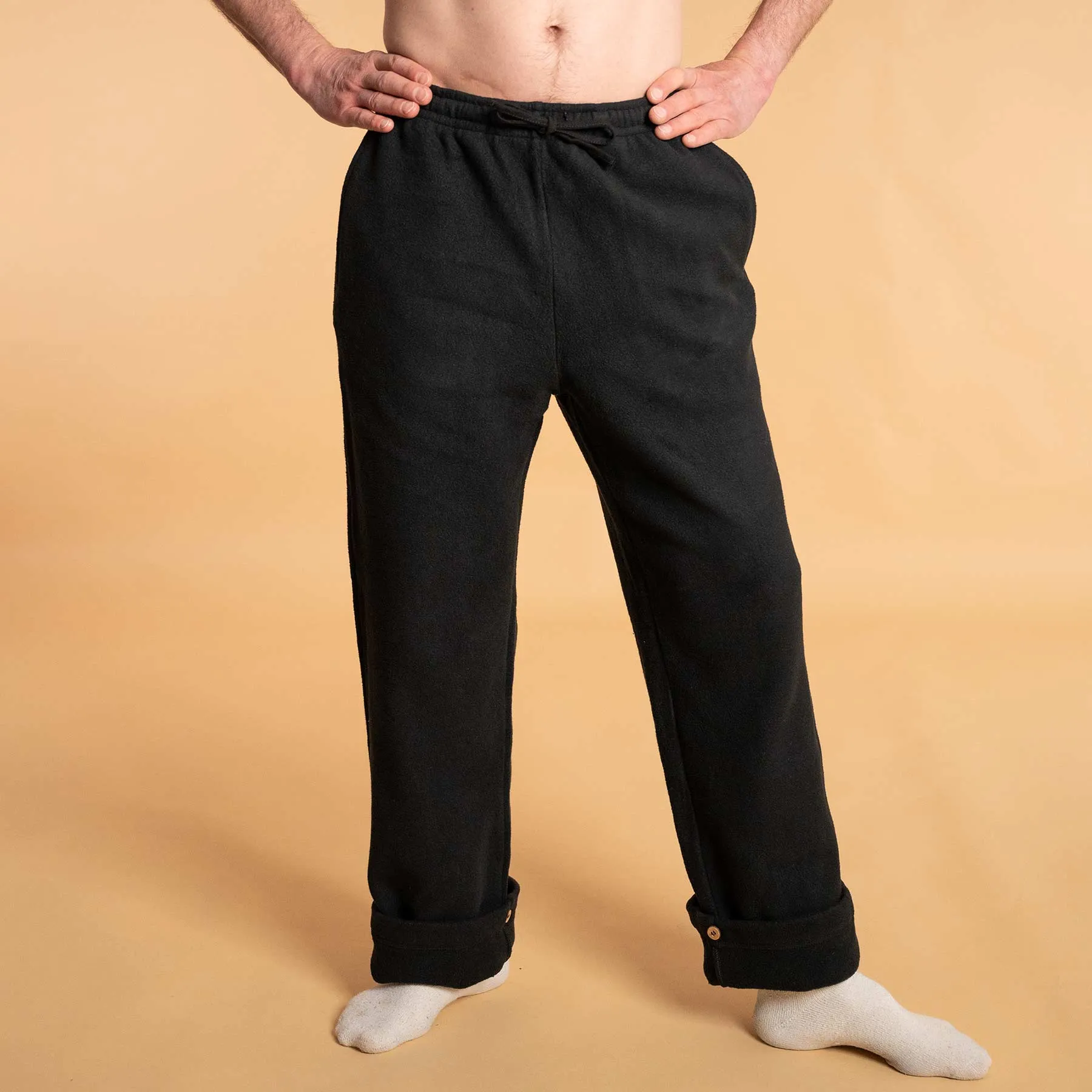 CLINT 100% Organic Cotton Fleece Sweat Pants (Plastic-free)