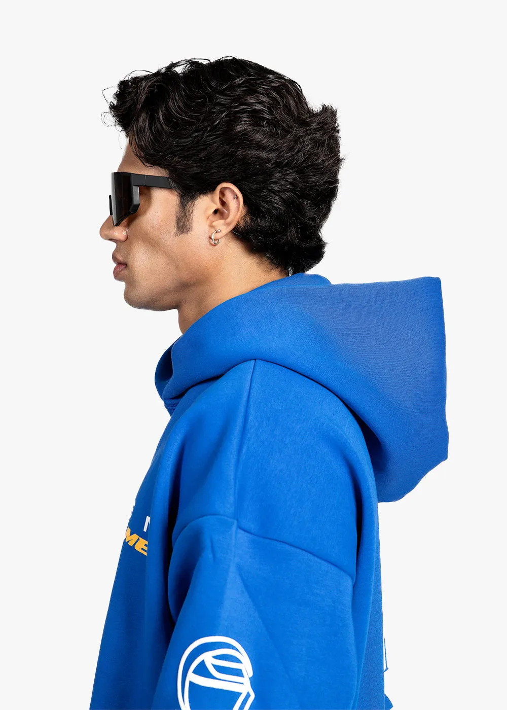 COURTSIDE HOODIE - COBALT BLU