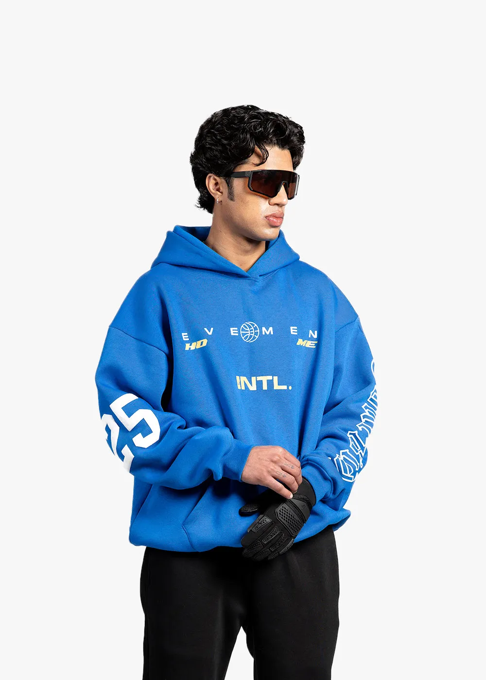 COURTSIDE HOODIE - COBALT BLU