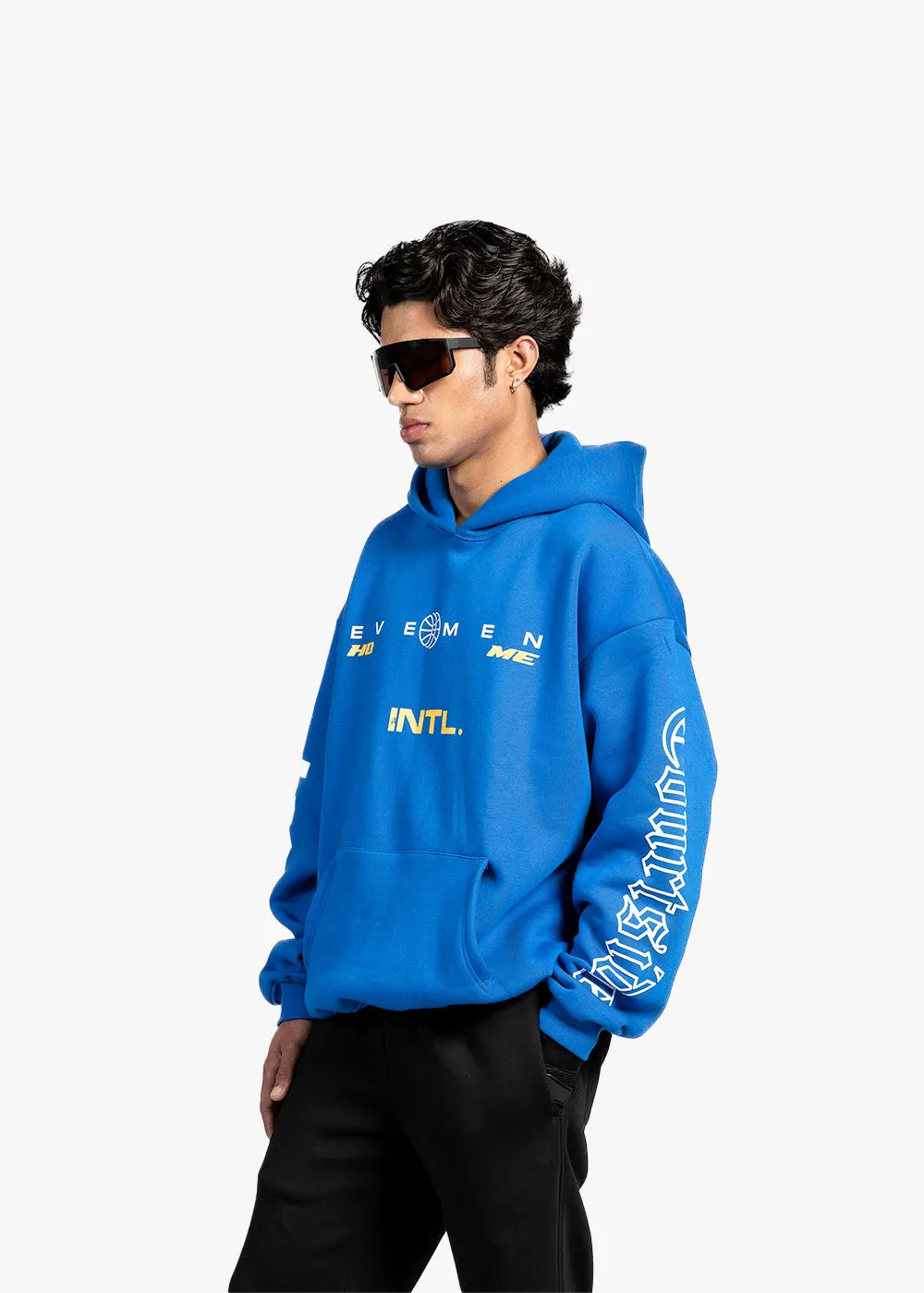 COURTSIDE HOODIE - COBALT BLU