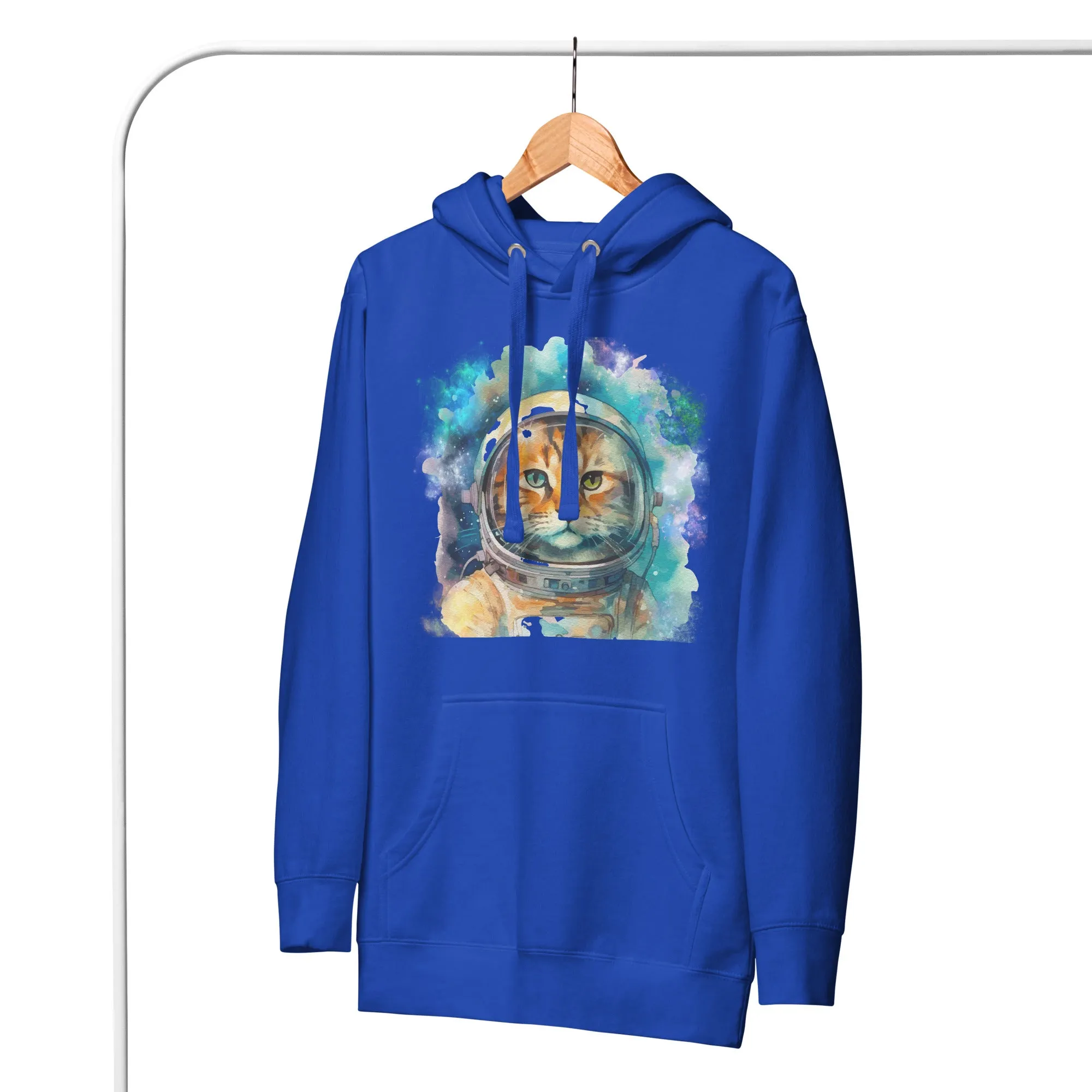 Cozy Space Cat Unisex Hoodie Perfect for Sweatshirt Weather!, lioness-love