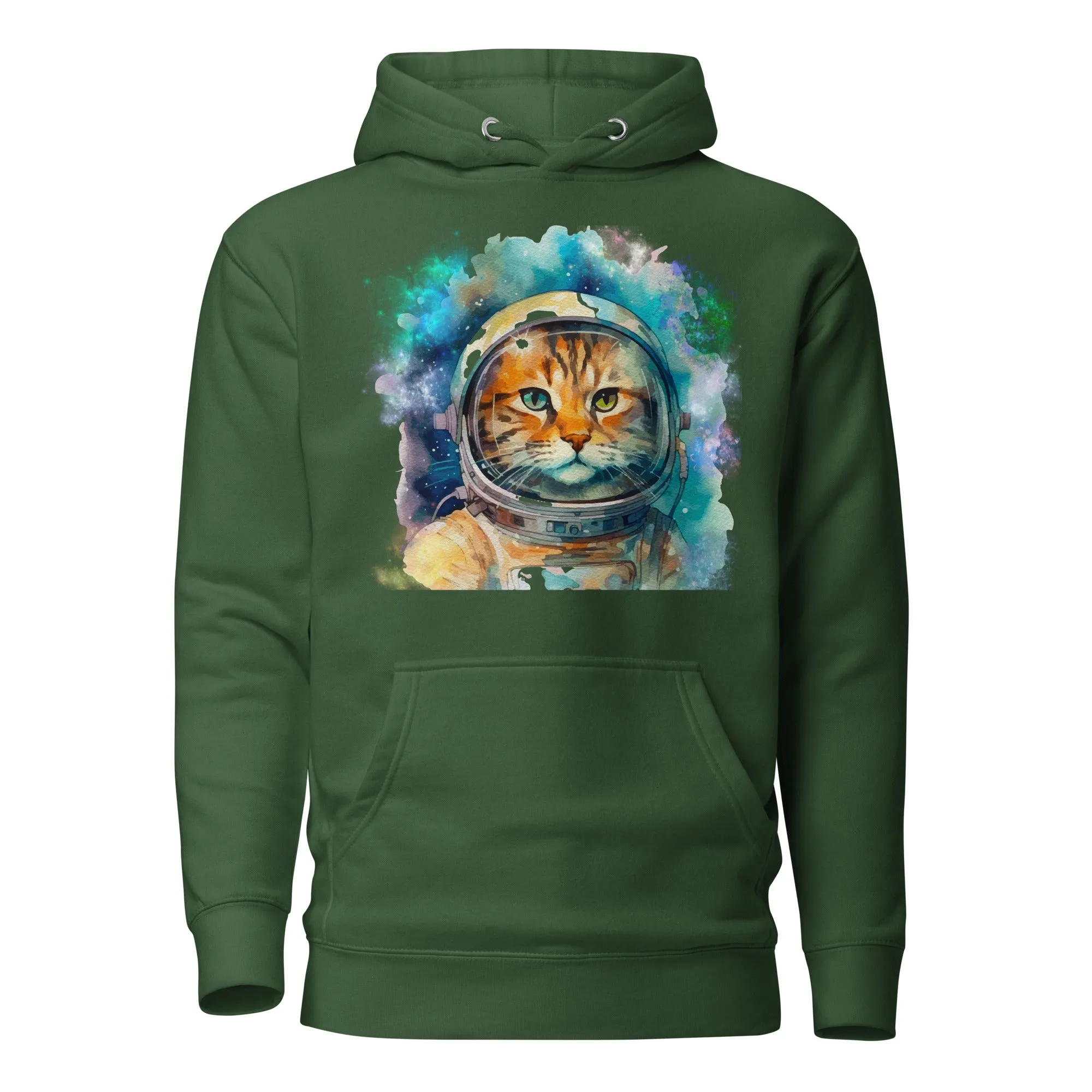 Cozy Space Cat Unisex Hoodie Perfect for Sweatshirt Weather!, lioness-love