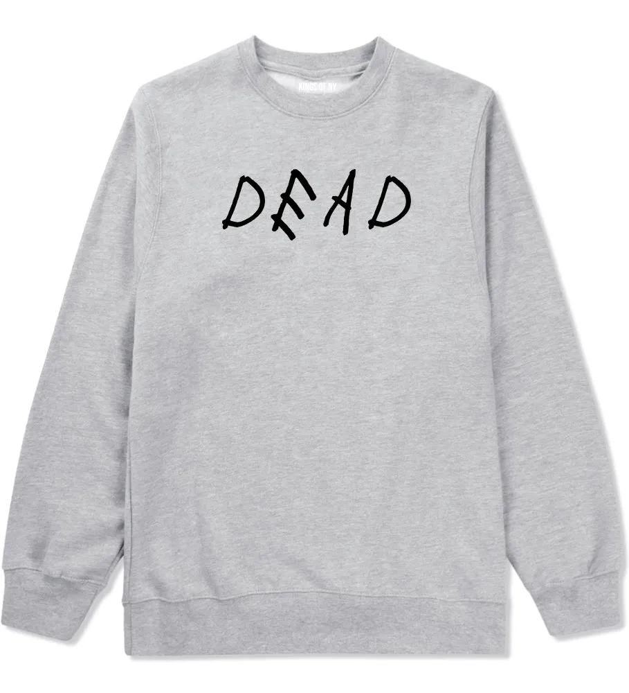 Dead Font Mens Crewneck Sweatshirt