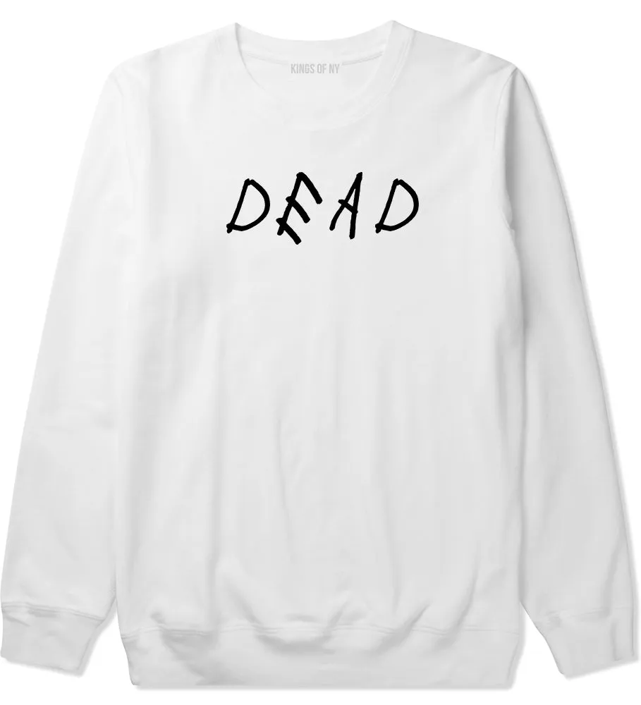 Dead Font Mens Crewneck Sweatshirt