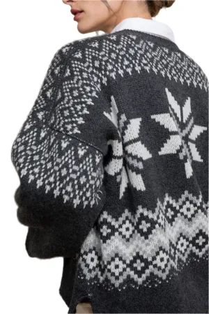 Fairisle Snowflake Cashmere Jumper