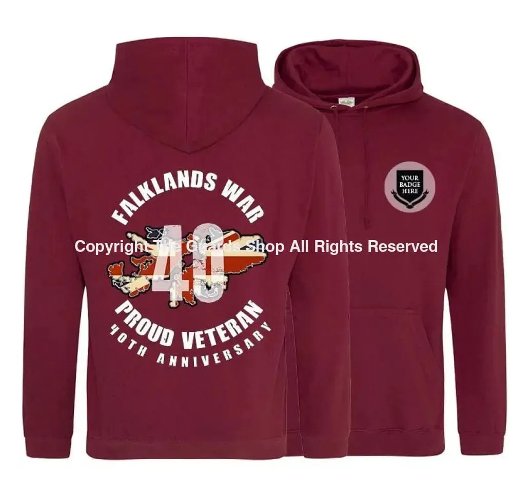 FALKLANDS 40 Double Printed Hoodie