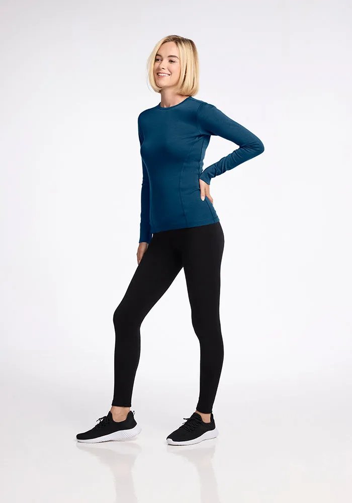 Hannah Long Sleeve Top - Real Teal