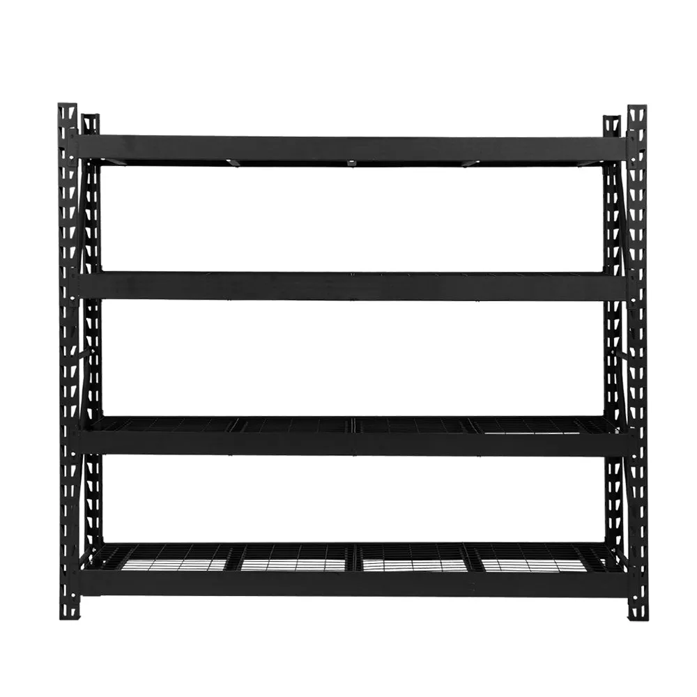 Heavy-Duty Adjustable Steel Garage Shelving Rack Set - Giantz