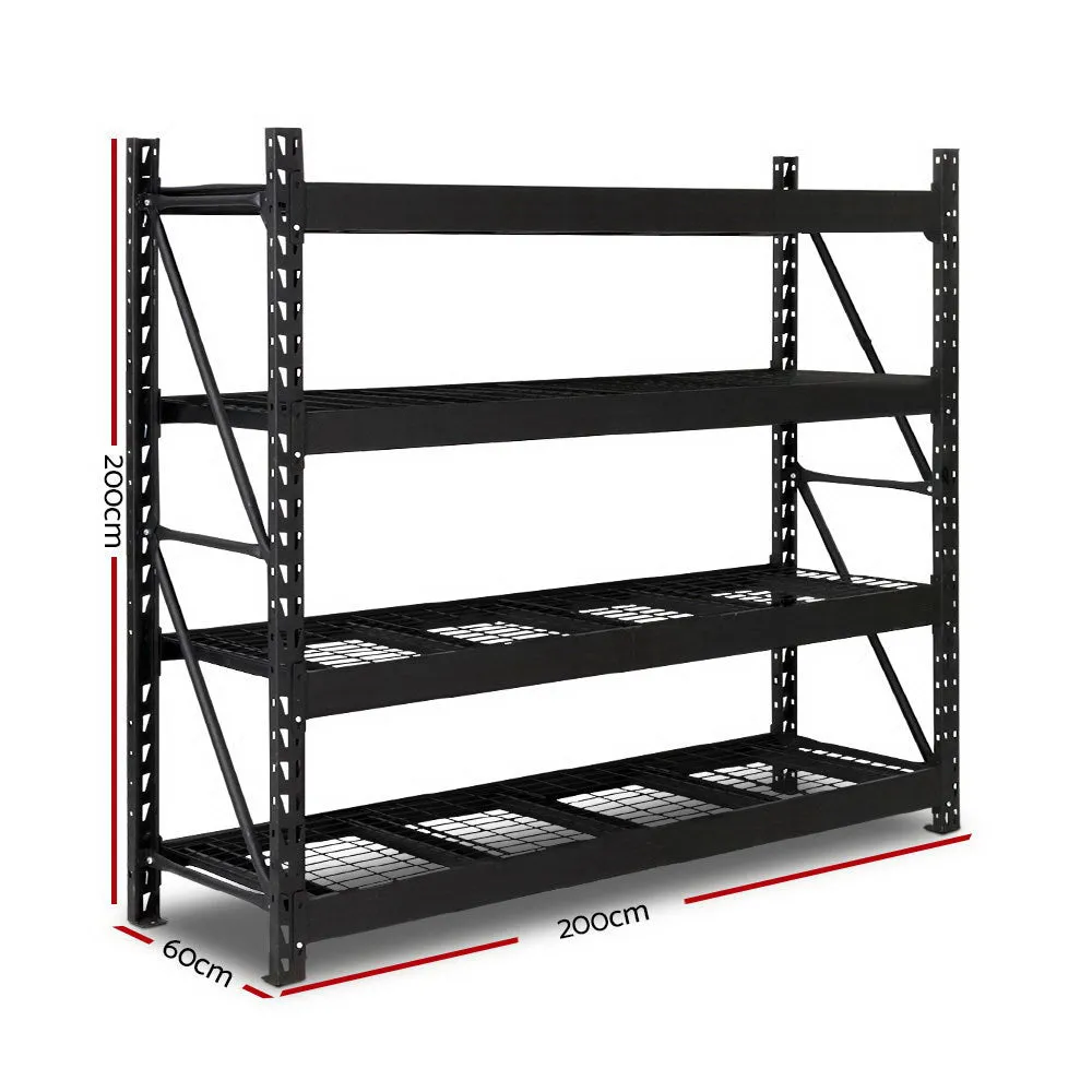 Heavy-Duty Adjustable Steel Shelving Rack - 800kg Capacity - Giantz