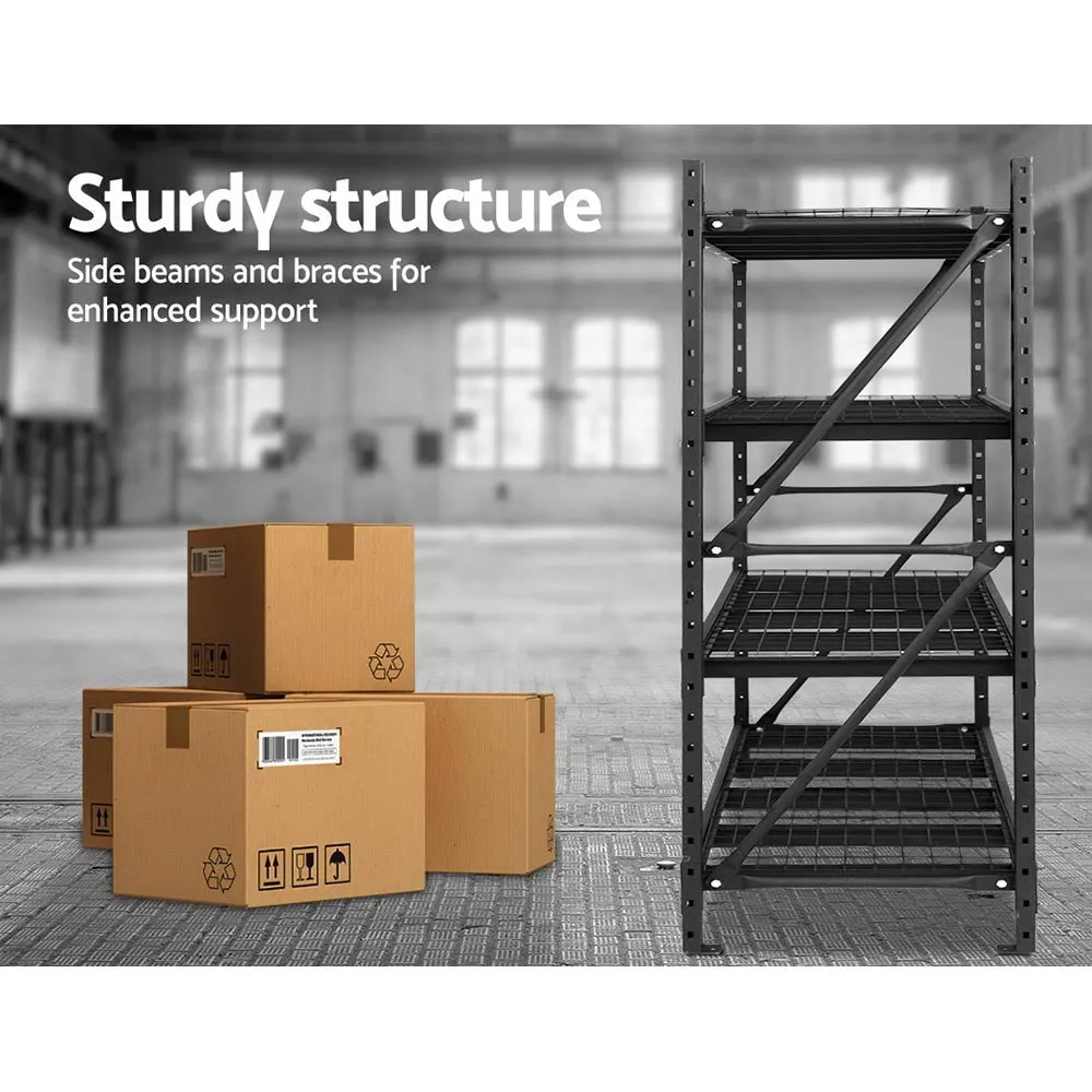 Heavy-Duty Adjustable Steel Shelving Rack - 800kg Capacity - Giantz