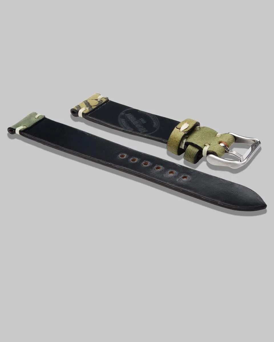 Horween Shell Cordovan Watch Strap (Limited Edition Reverse Black)