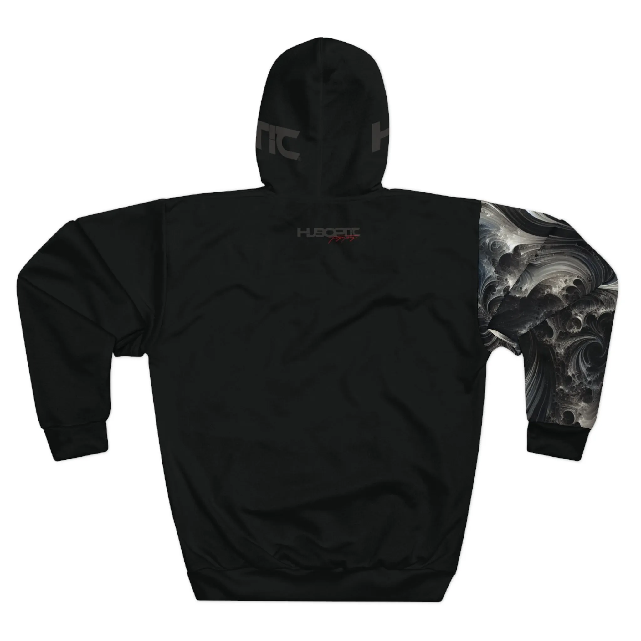 HUBOPTIC® Original Dark Tone Graphic Hoodie Sound Reactive Pullover Hoodie DJ Streetwear V25500