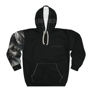 HUBOPTIC® Original Dark Tone Graphic Hoodie Sound Reactive Pullover Hoodie DJ Streetwear V25500