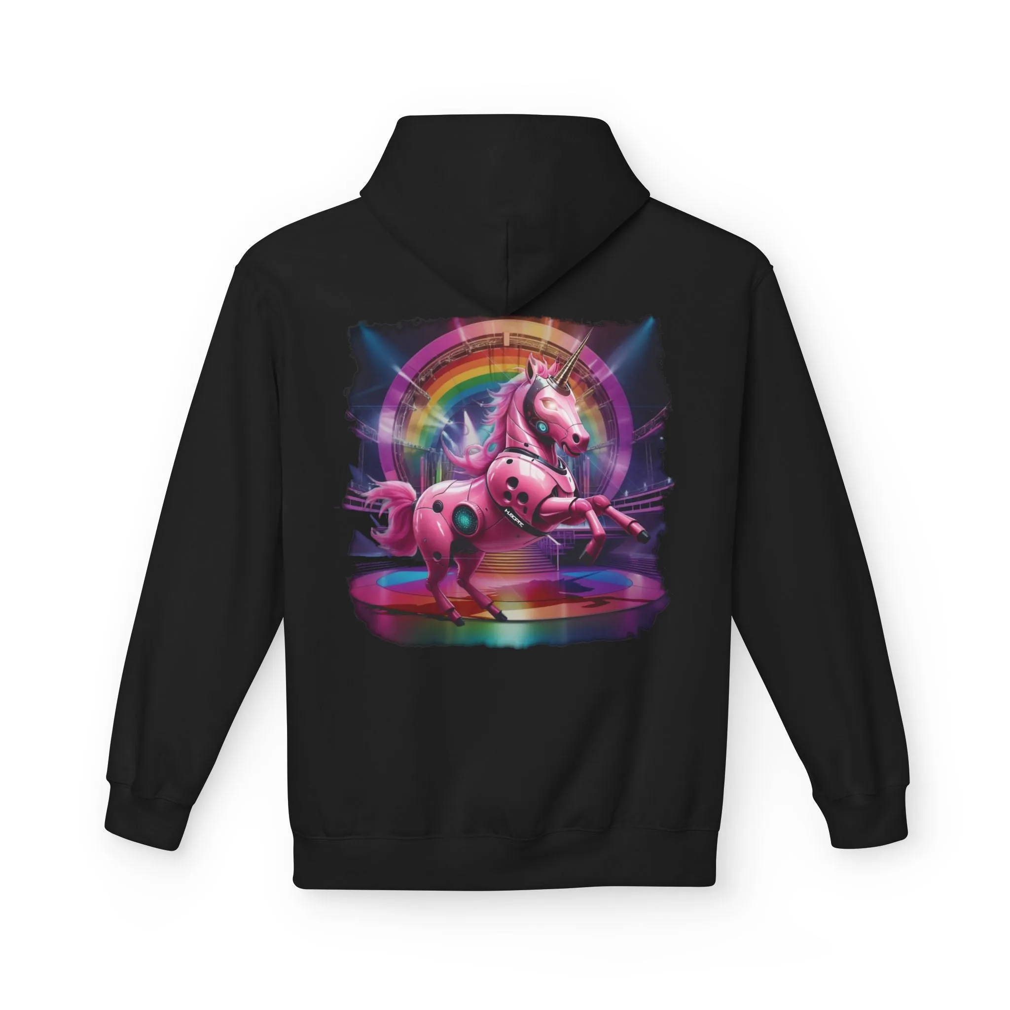 HUBOPTIC® Unicorn Rave Fantasy Unisex Heavy Blend Hooded Unisex Fleece Hoodie