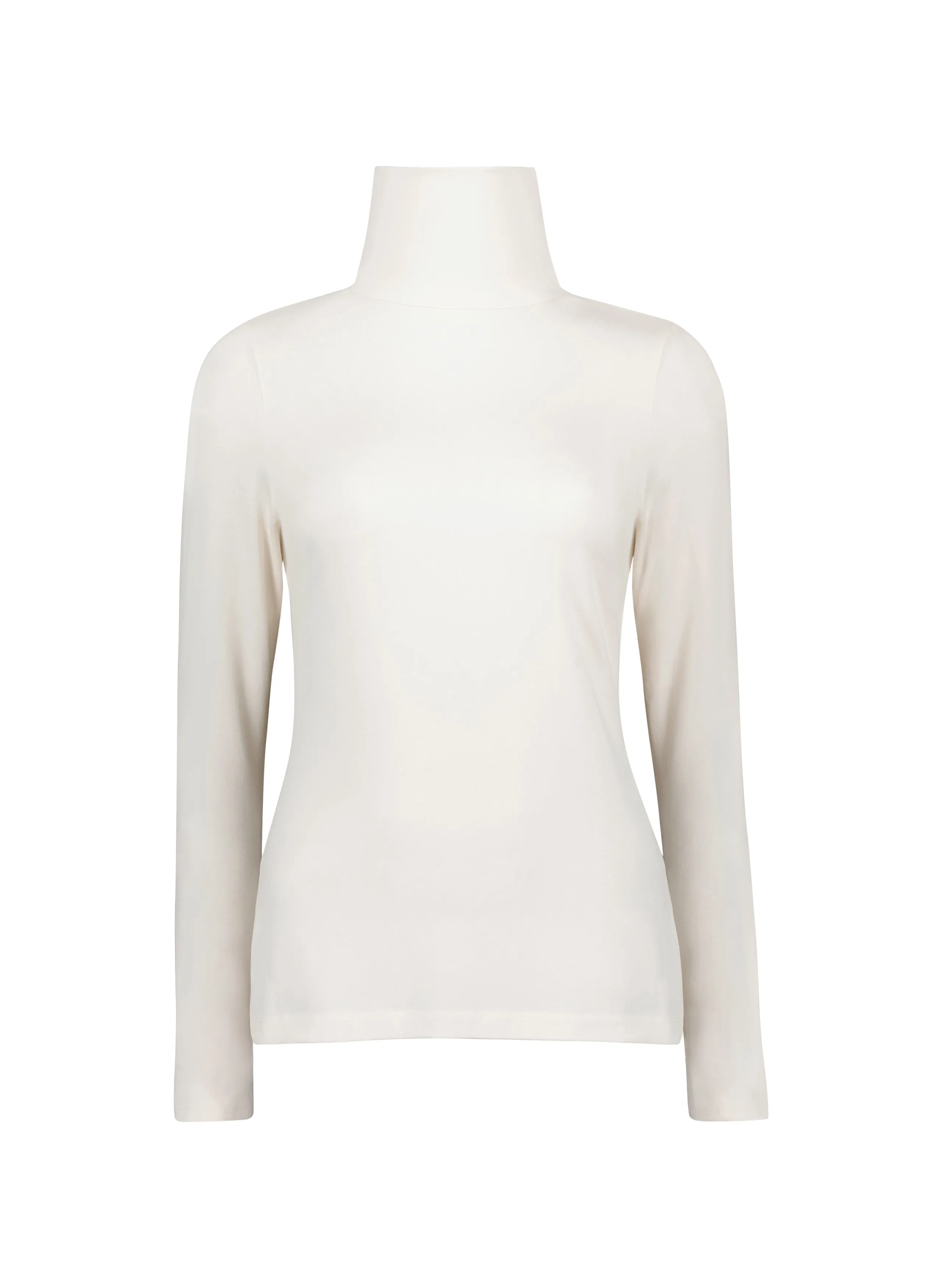 Julie  Lenzing™ EcoVero™  Turtleneck Top | Cream