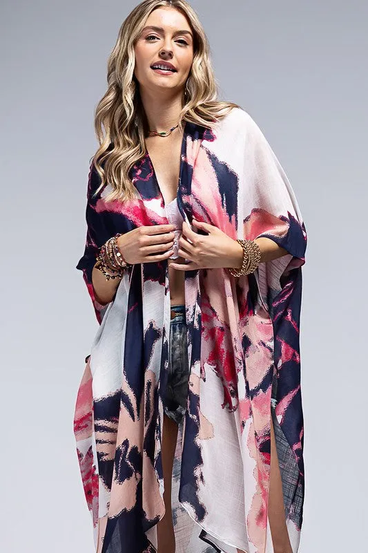 Lightweight Water color LightWeight Summer Kimono