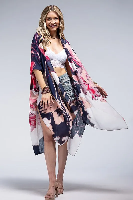 Lightweight Water color LightWeight Summer Kimono