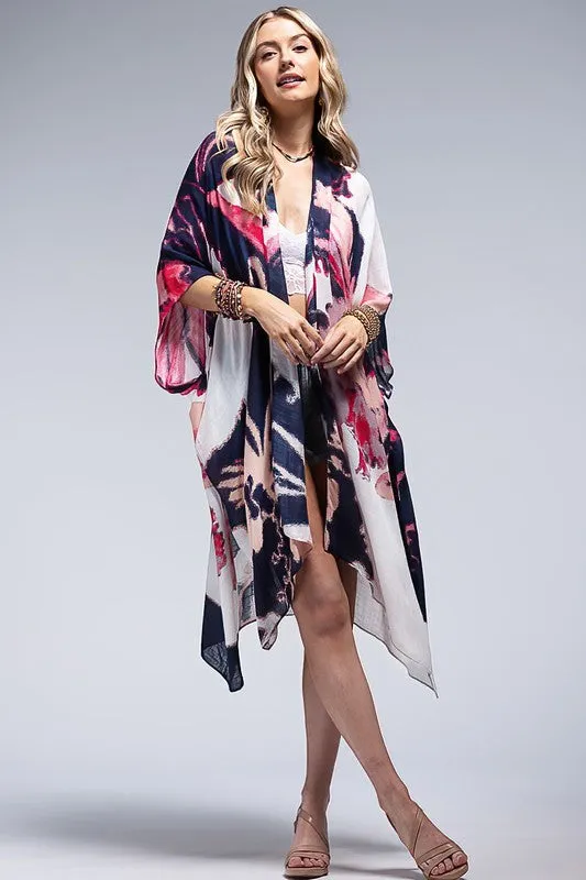 Lightweight Water color LightWeight Summer Kimono