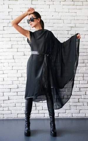 Maxi Black Tunic