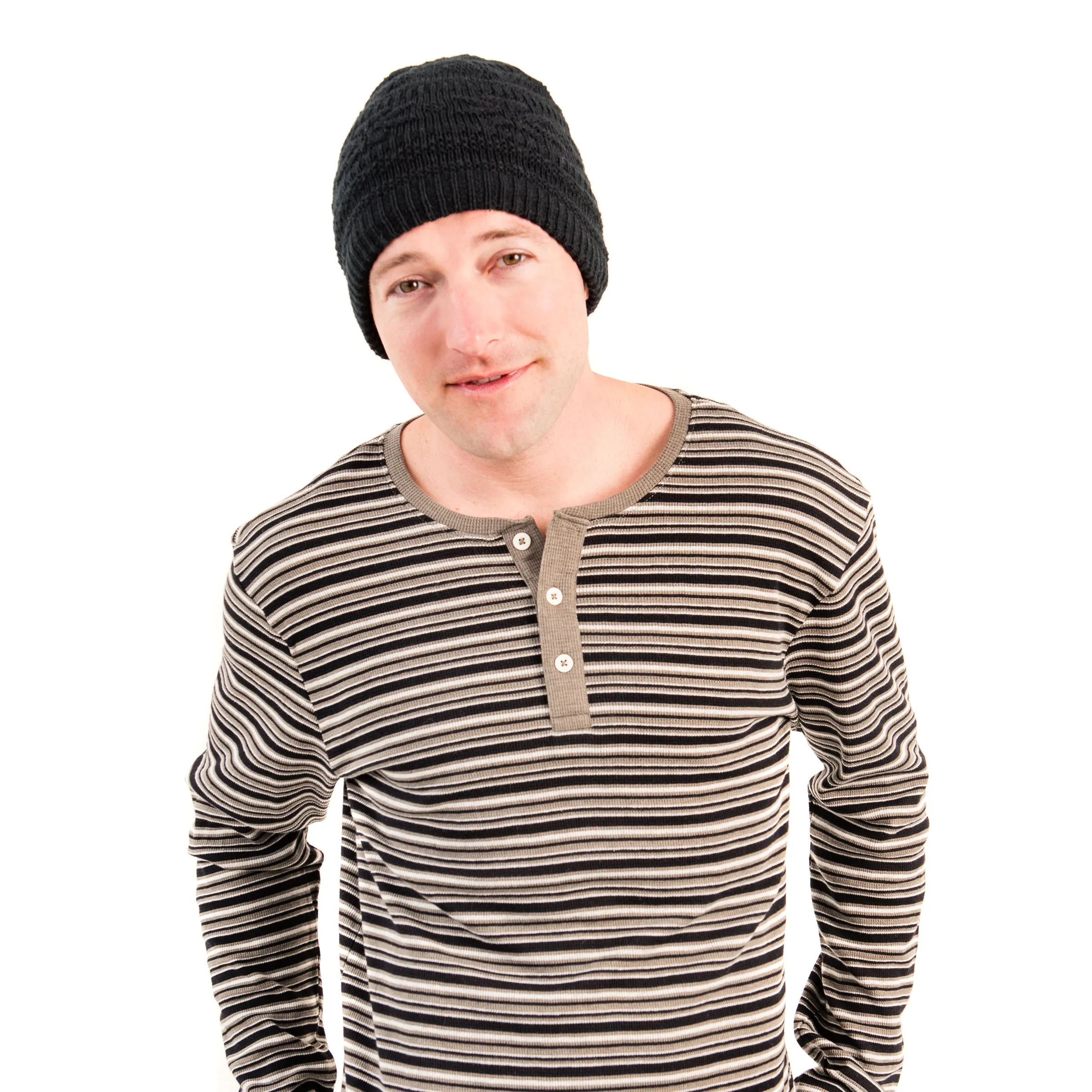 Men's Textured Beanie