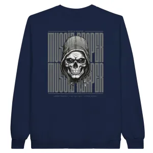 Muscle Reaper Skull Unisex Crewneck Sweatshirt