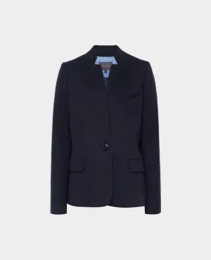 Nehru Collar Wool Jacket