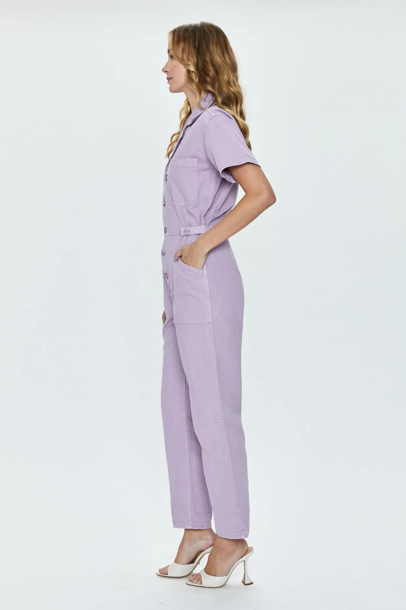 Pistola - Grover Cotton Worker Onepiece Jumpsuit - Iris