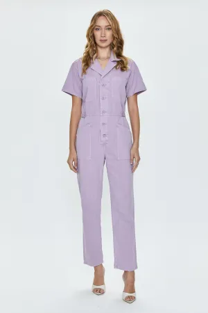 Pistola - Grover Cotton Worker Onepiece Jumpsuit - Iris