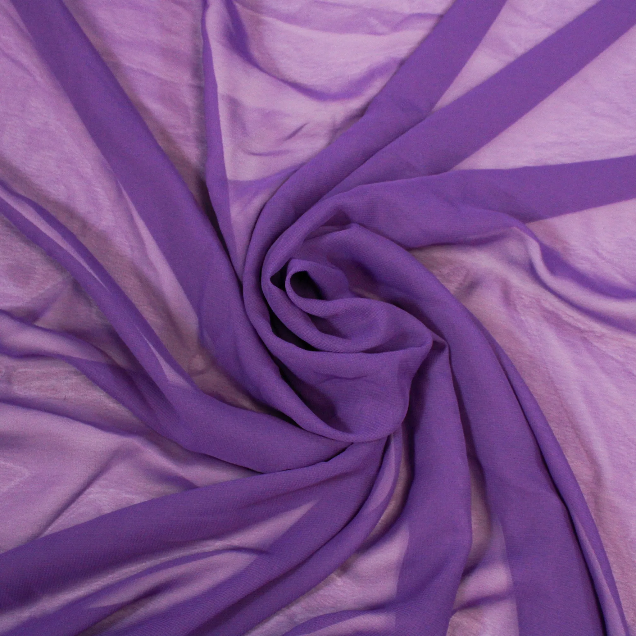 PURPLE POLY CHIFFON