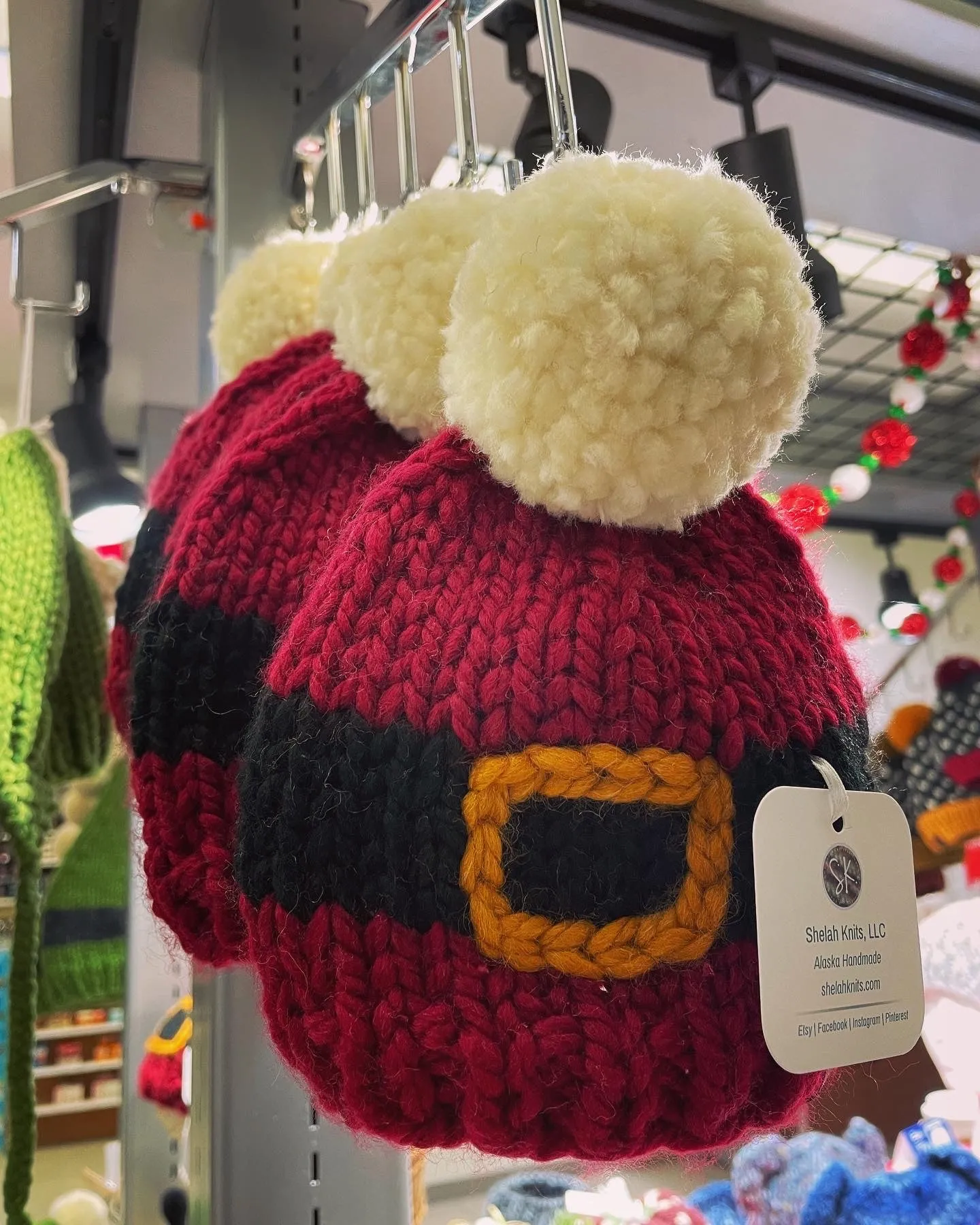 Santa Buckle Knit Hats