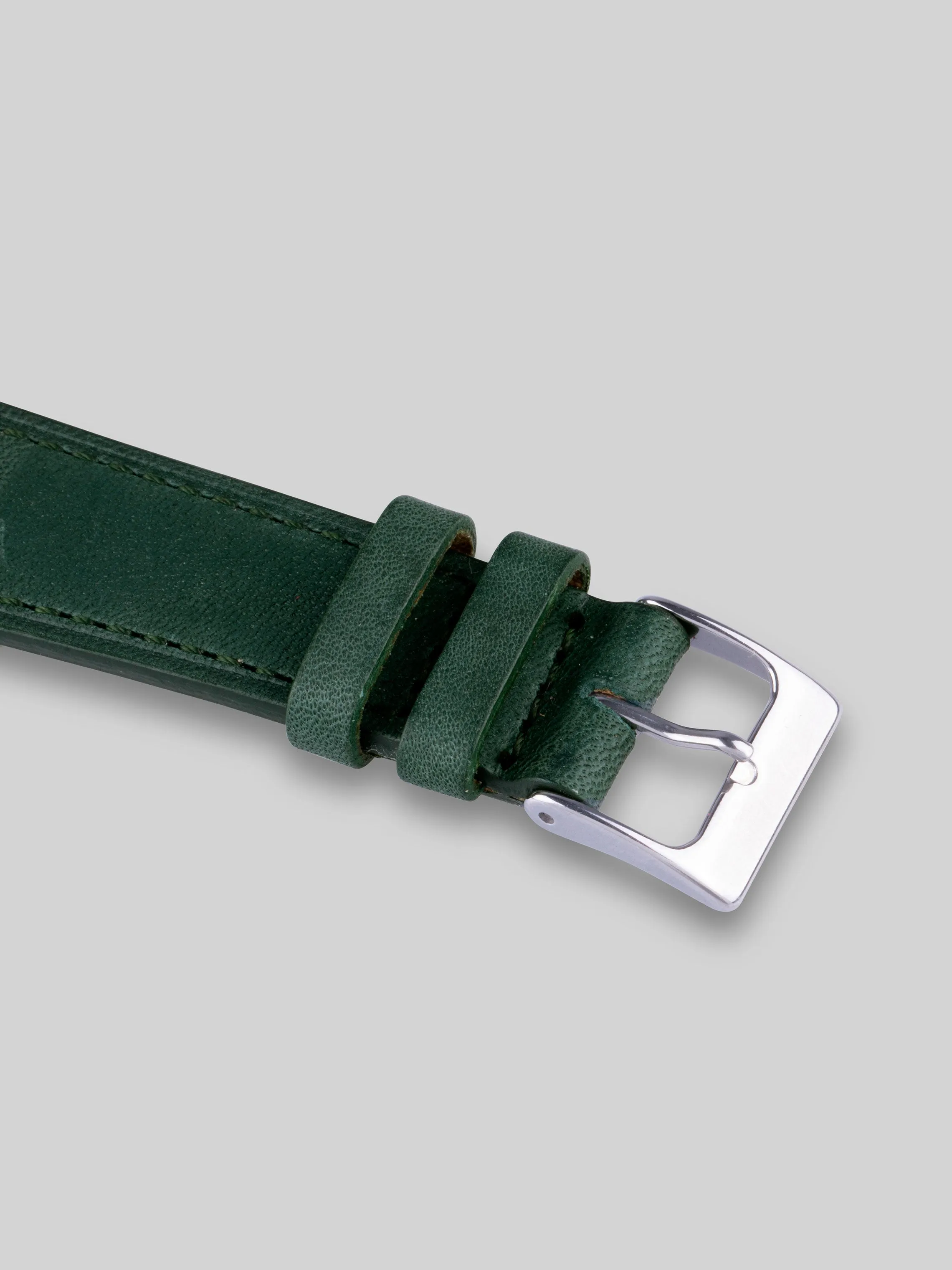 Smooth Calfskin Watch Strap - Woodland