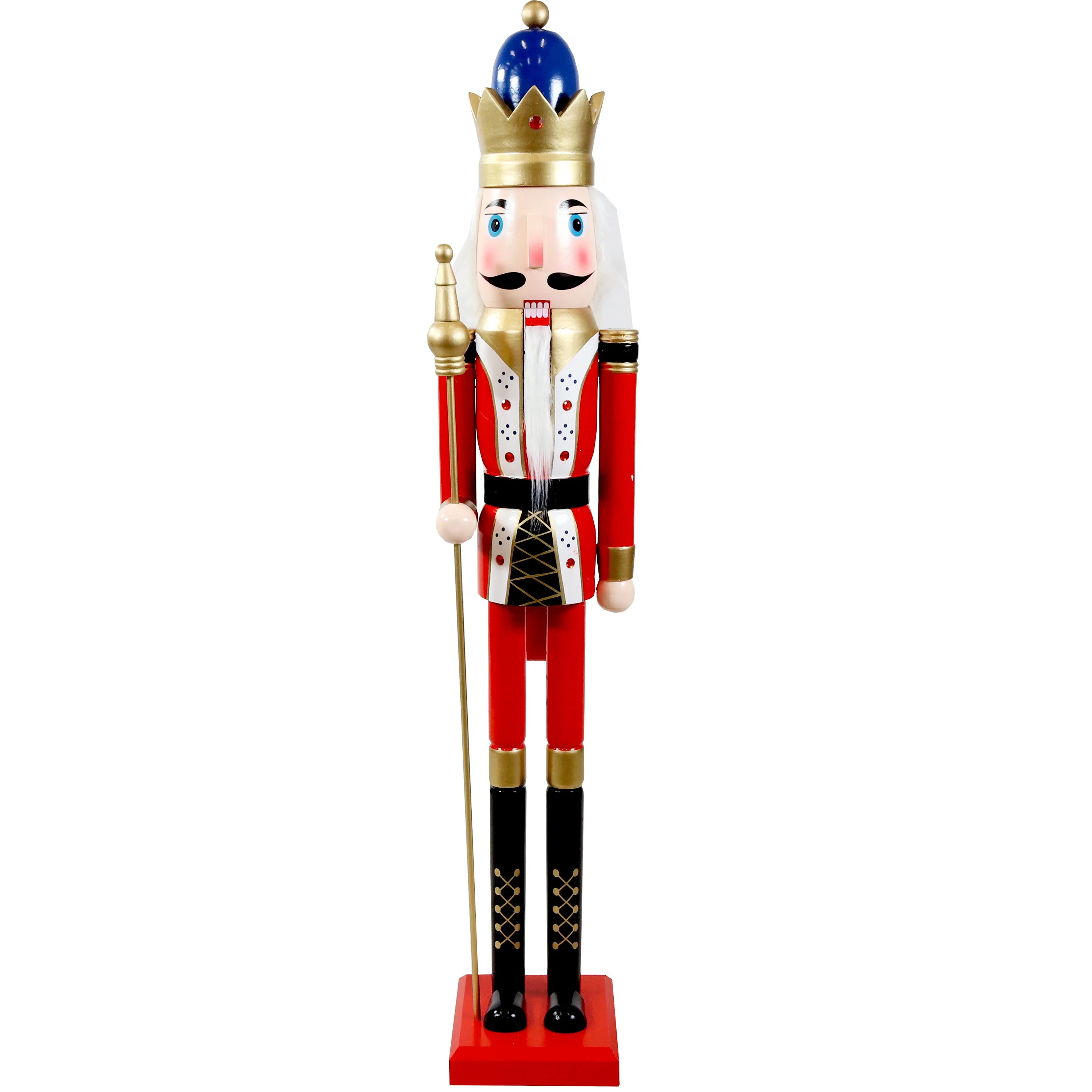 Sunnydaze Balthazar the Protector Indoor Nutcracker Statue - 48"