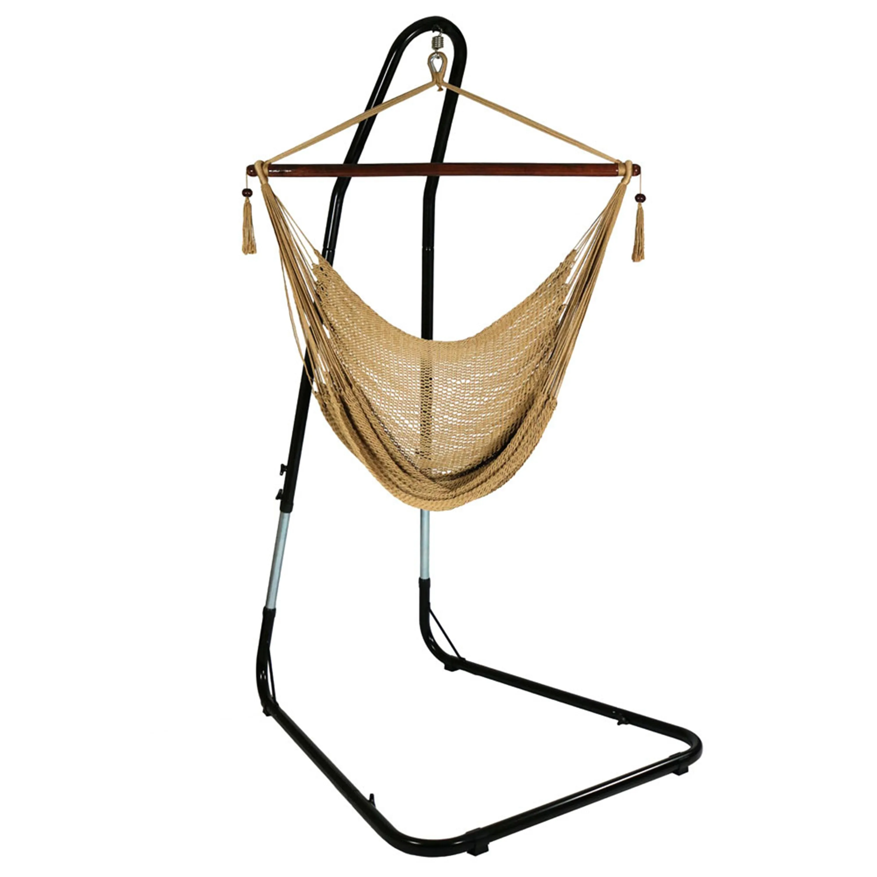 Sunnydaze Caribbean Extra Large Hammock Chair & Adjustable Stand