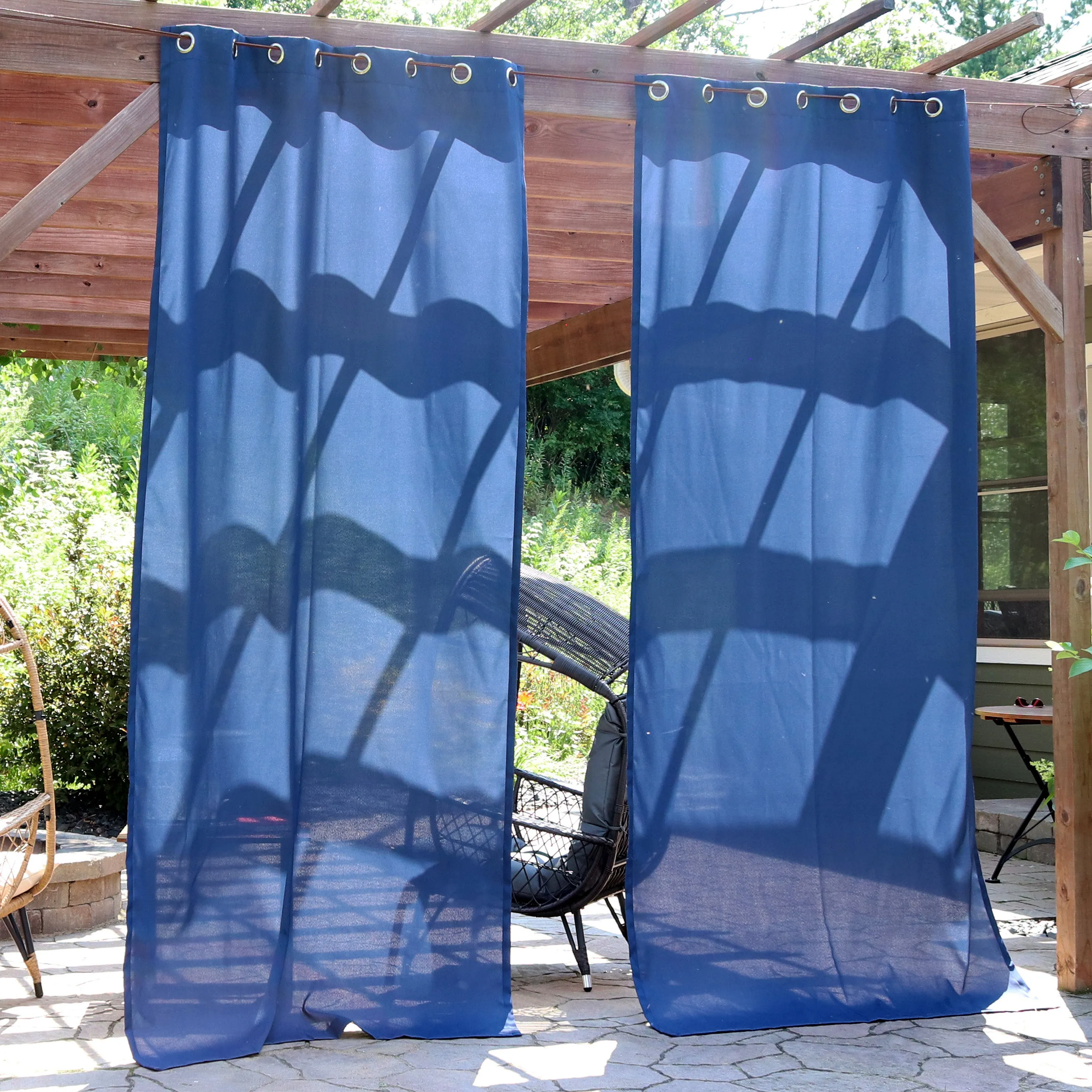 Sunnydaze Contemporary Styles Outdoor Curtain Panels