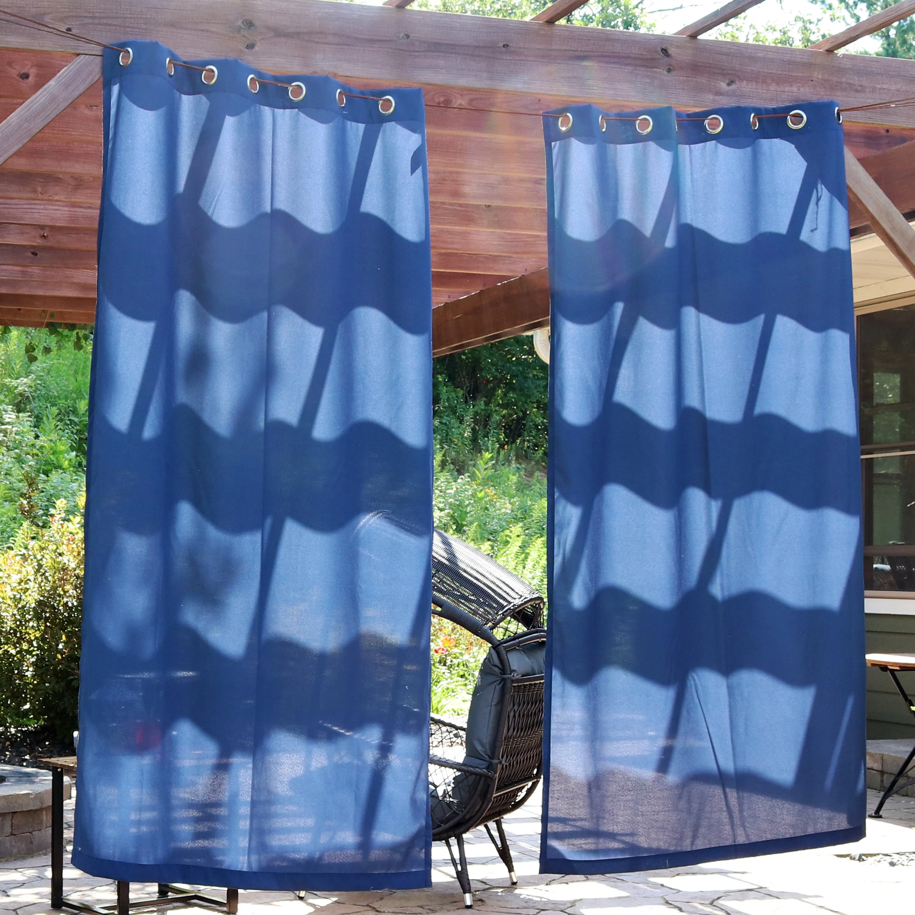 Sunnydaze Contemporary Styles Outdoor Curtain Panels