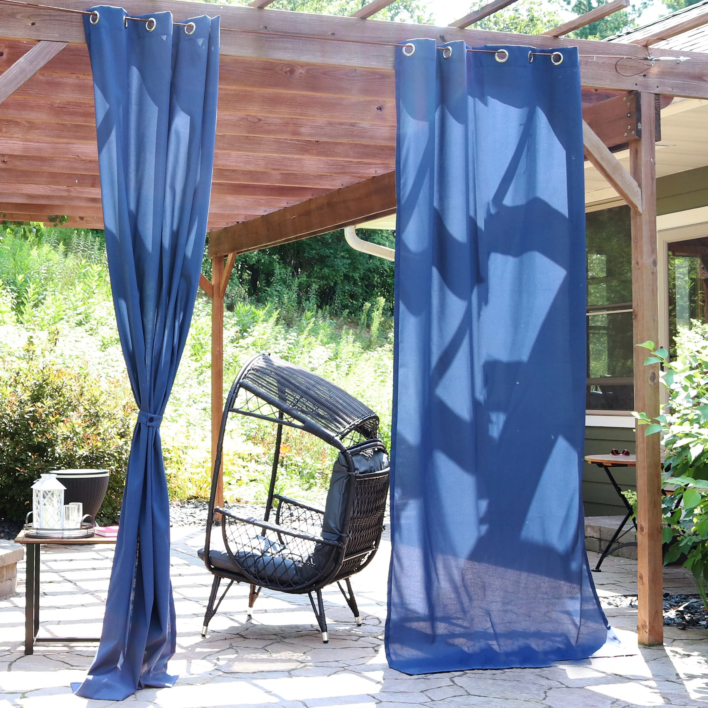 Sunnydaze Contemporary Styles Outdoor Curtain Panels