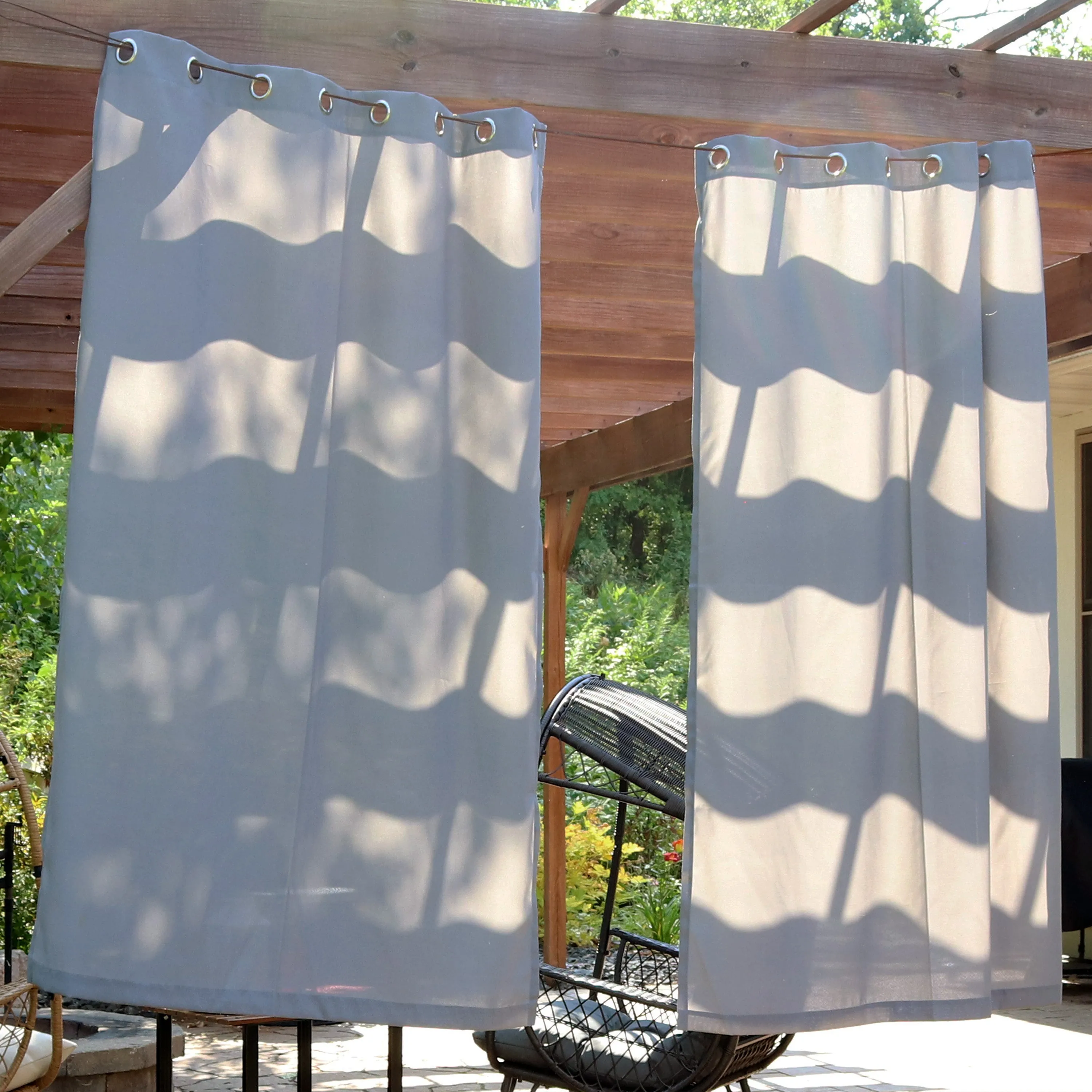 Sunnydaze Contemporary Styles Outdoor Curtain Panels