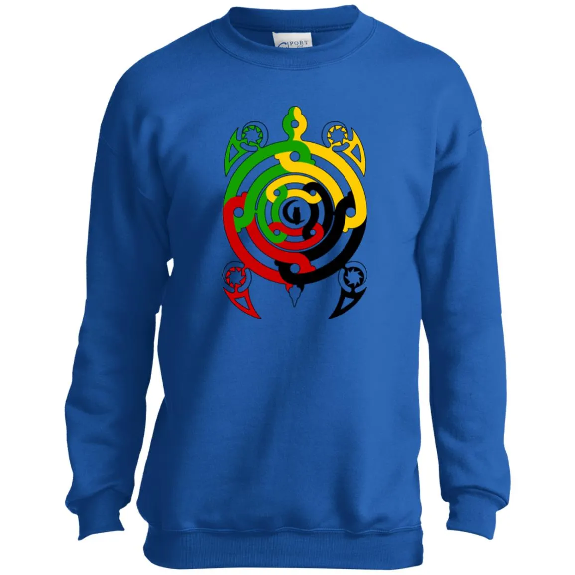 Tembe Art DTG Youth Crewneck Sweatshirt