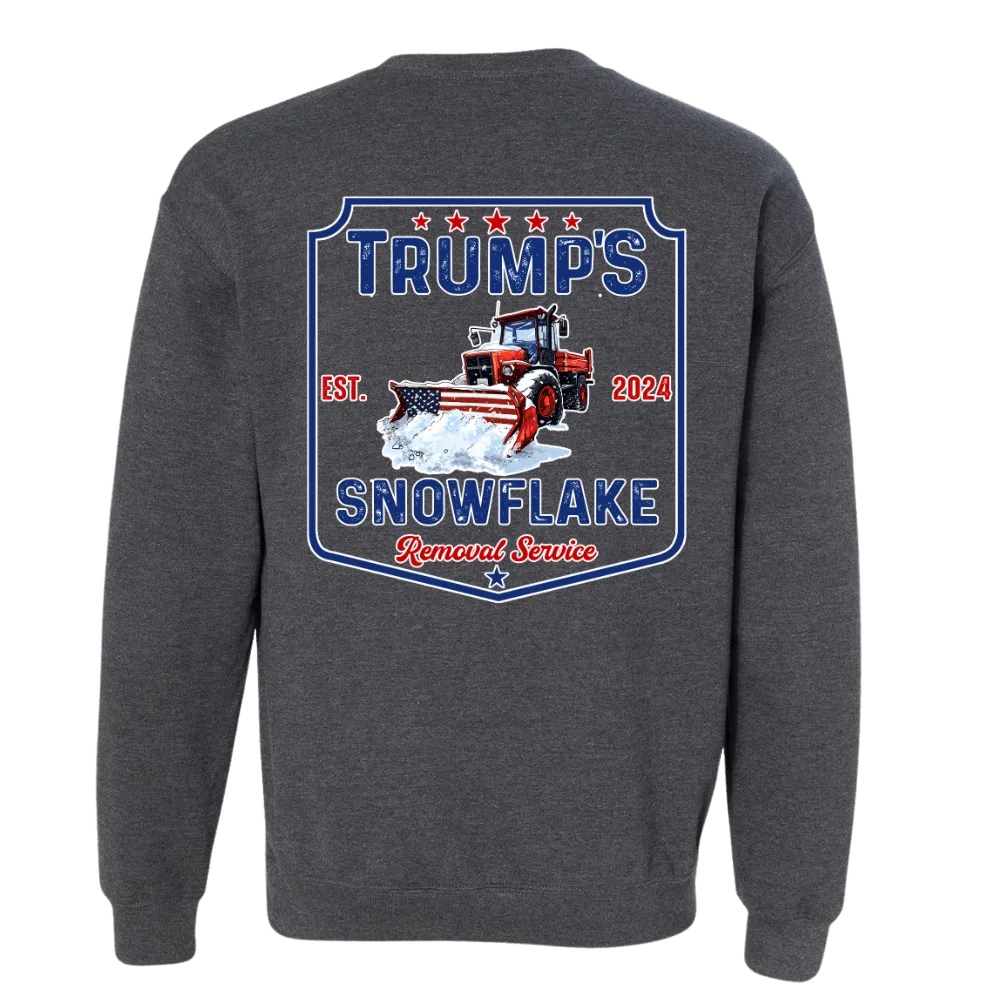 Trump Snowflake Removal Service 2024 VINTAGE Sweatshirt Funny Unisex