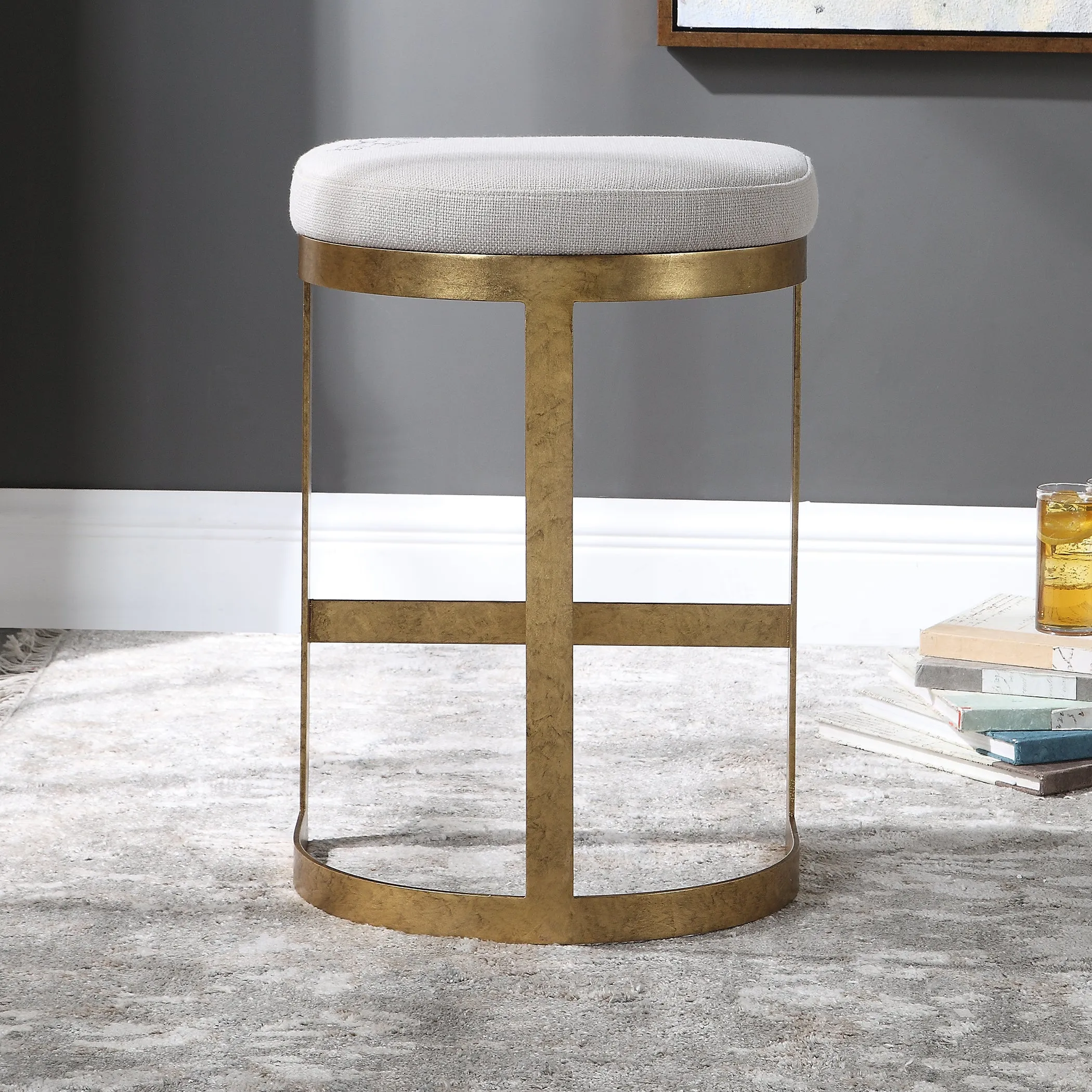 Uttermost Ivanna Modern Counter Stool