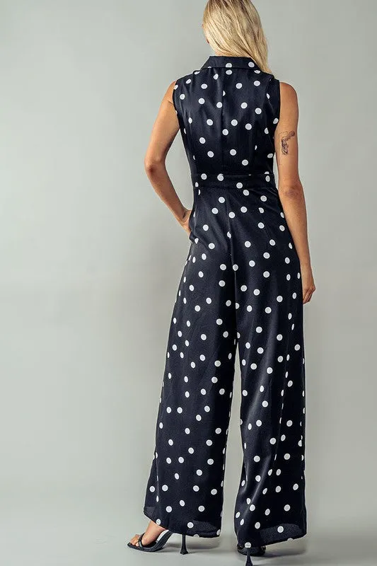 Vogue Dot Jumpsuit