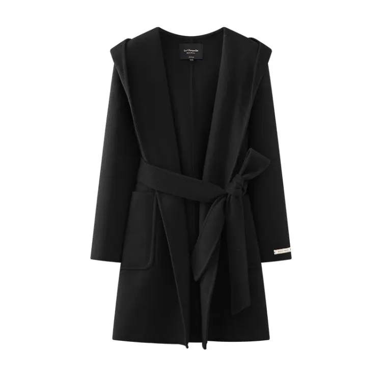 Women double-sided 100% wool coat cashmere coat autumn coat